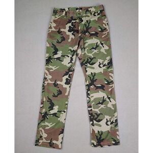 RVCA Camouflage Pants‎ Men 30x30 Weekend Fit Straight Leg Skater Grunge Hip-Hop